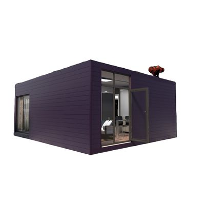 Moderna casa prefabbricata con contenitore piatto per vivere in stile moderno