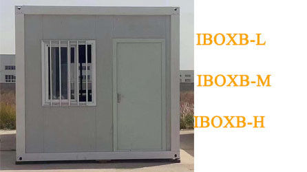 Facile da installare case prefabbricate portatili con telaio in acciaio galvanizzato e pavimento in cartone MGO