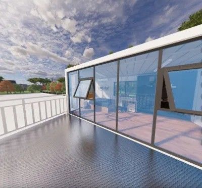 Casa prefabbricata per container di spedizione modificata e casa portabile per container multifunzione