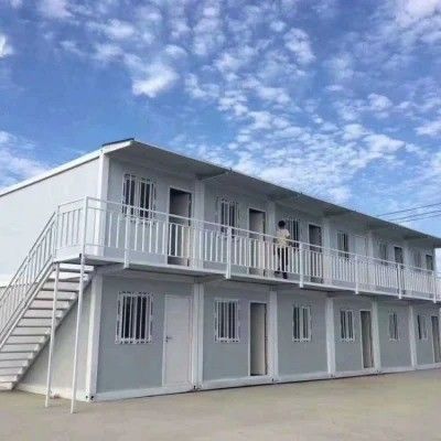 Moderna struttura in acciaio di design casa contenitore per colore personalizzato abitazione Prefab