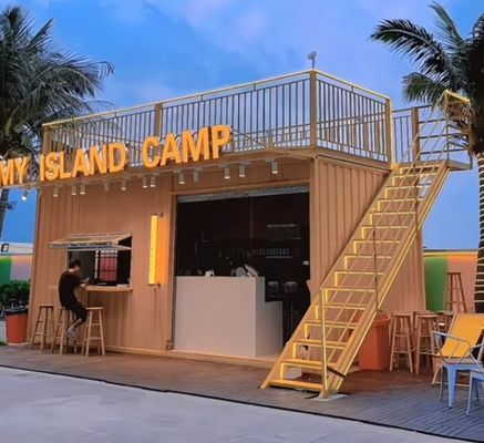 Hotel Flat Pack Container House Soluzione di alloggio portatile e personalizzabile