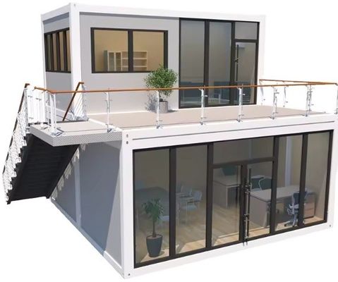 Casa prefabbricata a colori personalizzati Modulare a più piani Container Case edifici