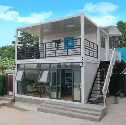 Casa prefabbricata a colori personalizzati Modulare a più piani Container Case edifici