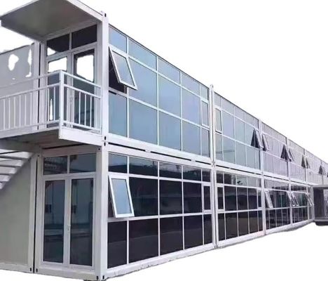 Contenitore a confezione piatta Porta in acciaio staccabile Ufficio Mobile Modulare Parete in vetro Mini Home